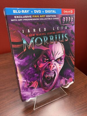 Morbius Exclusive Fan Edition (Blu-ray+Digital+Slipcover+Art Cards ) Sealed