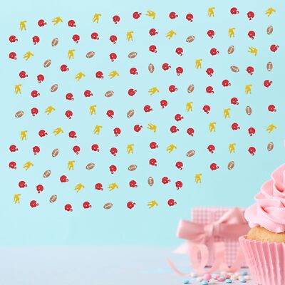 Christian Fabrications - 150 Confettis de Table Ballons de Foot - Made in France