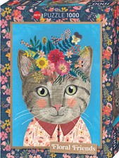 Rompecabezas Heye Pretty Feline 1000 Piezas Nuevo Rompecabezas Regalo Sellado Nuevo