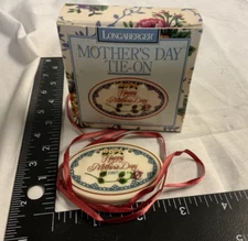 Longaberger 1997 Happy Mother's Day Tie On