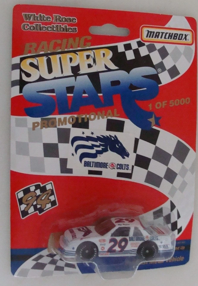 #29 Phil Parsons escala 1:55 Baltimore Colts Matchbox Promo Muy buen estado 1/5000 Foto 2 de 4