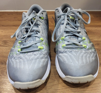Nike Lunar Caldra 803879-007 UK7 Silber Running Gym Turnschuhe Schuhe