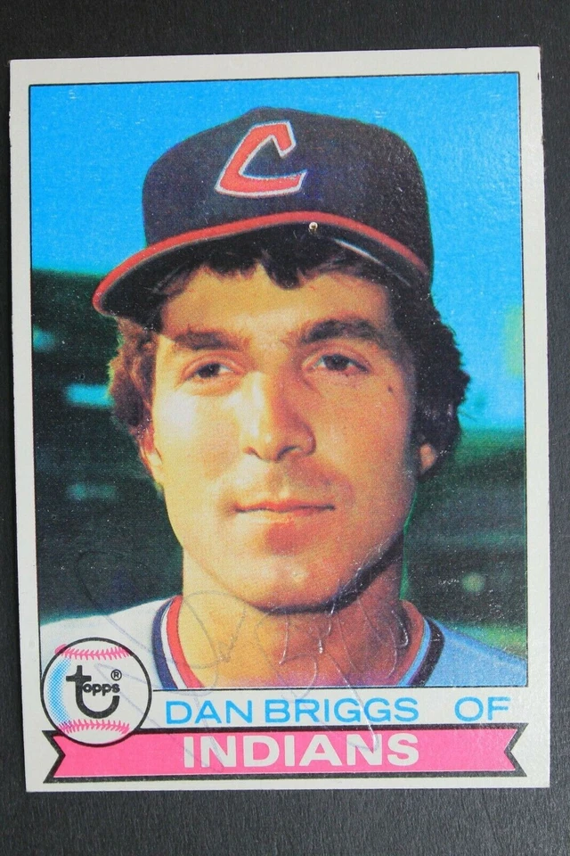 Dan Briggs Cleveland Indians Signed 1979 Topps #77 Autographed Baseball Card - Image 3 of 4