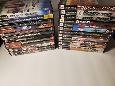 Lot of PlayStation 2 PS2 Video Games You Pick & Choose Tested + Working