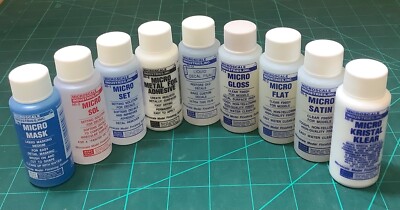 Microscale Lack, Decal & Masking Solutions, Folie, Kristal Klear. 1fl.oz