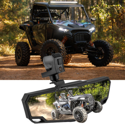 UTV 1.5''- 2'' Rear View Center Mirror for Polaris RZR 570 /900 /XP 1000 Can Am X3