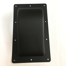 Large Size Black Metal Recessed Bar Handles For Speaker Cabinet 275mm x 163mm