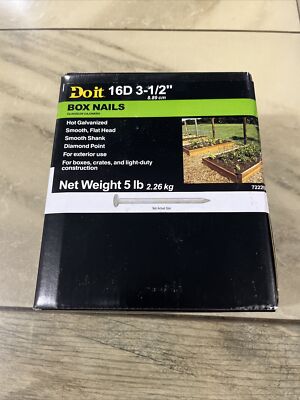 Do It 5 Lb Box  16D 3-1/2  GALVANIZED Patio/ Deck Nails