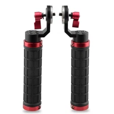 2Pcs CAMVATE Aluminum ARRI Style Rosette Rubber Handle Grip For DSLR Camera Rig
