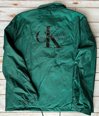 CALVIN KLEIN JUNE MONOGRAM JACKET GREEN MENS SIZE XXL 2XL NEW WITH TAGS $148