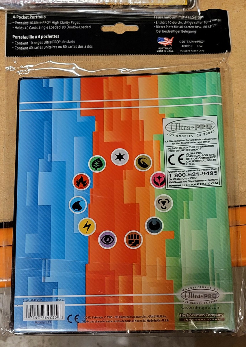 ULTRA PRO POKEMON 4-POCKET BINDER/PORTFOILIO XY CHESPIN, FENNEKIN