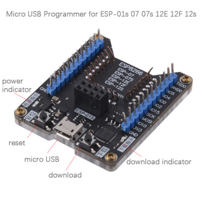 1-10 Pz ESP-12F Scheda Di Sviluppo Seriale ESP8266 Modulo Wireless ESP12F Aggiornamento Modulo Remoto ESP12 Programmatore Per Arduino - Foto 12