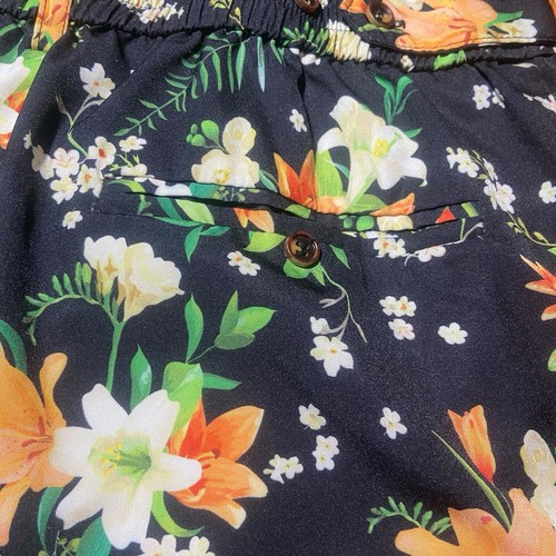 Romper Jack Men's Floral Shorts Romper Overalls Size S Multicolor Short Sleeve - Picture 9 of 11