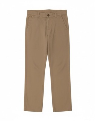 IZOD Boys Regular Straight Chino Hosen 11-12 Jahre W26 L26 Beige Baumwolle LP13