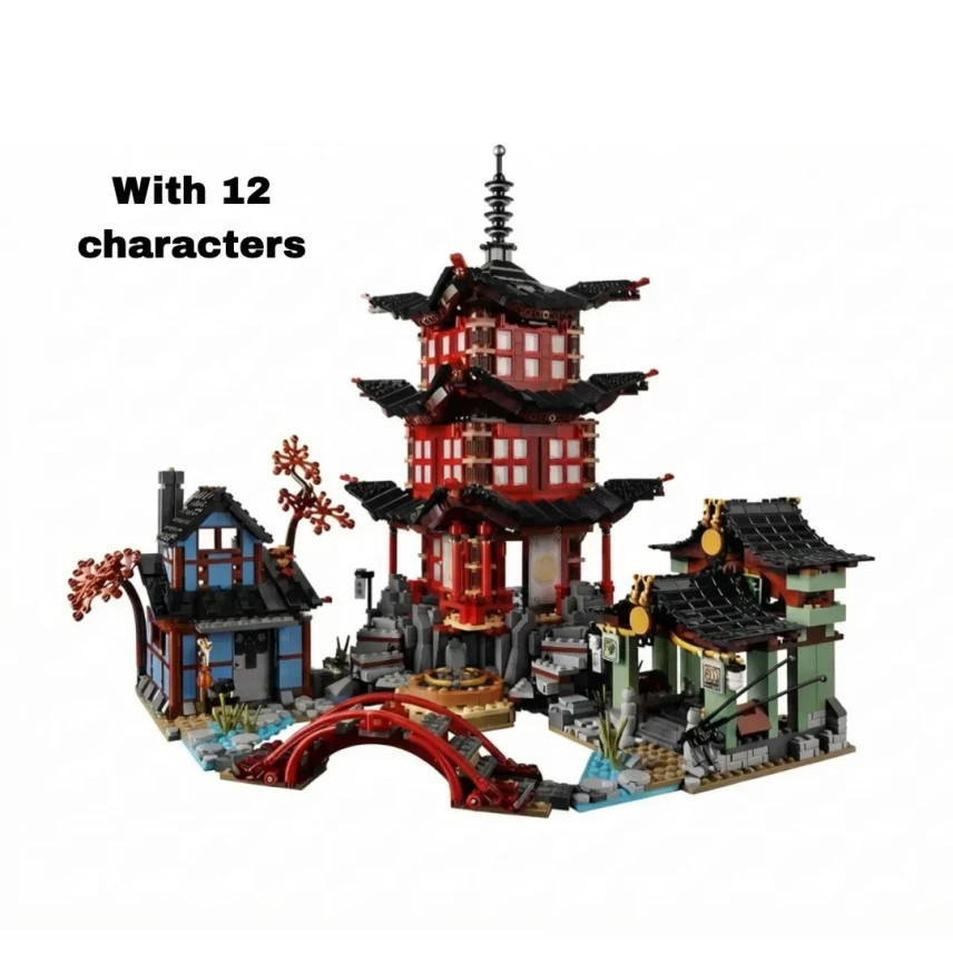 Alt Of Ninjago Temple of airjitzu Lego 70751 with 2028 pcs