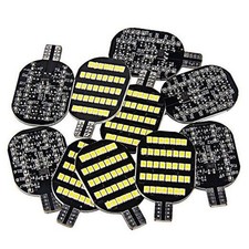 Super Bright 921 LED Bulbs Pack of 10 Super White 6000-6500K Color Temperature