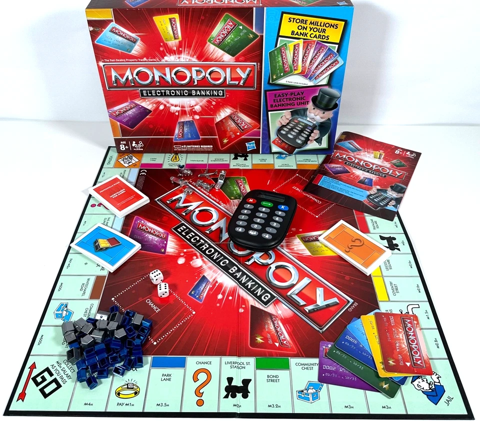 Monopoly Electronic Banking Board Game by Hasbro 2012 - (8+) - Complete - Image 2 of 4