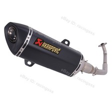Sistema de escape completo para Honda ADV160 2022-2026 tubo de cabezal punta silenciador negro