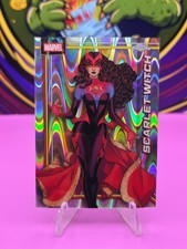 2026 Topps Chrome Marvel #145 Scarlet Witch Raywave Refractor