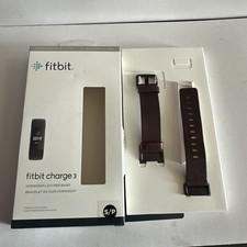 Fitbit Brand Charge 3 Horween Leather Brown B...