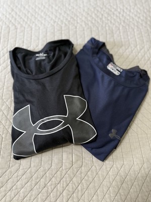Under Armour Men s Two Piece Tee Set Black/Blue Size 2XL