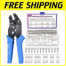 560PCS JST-XH Connector Kit 2.54mm with Crimper