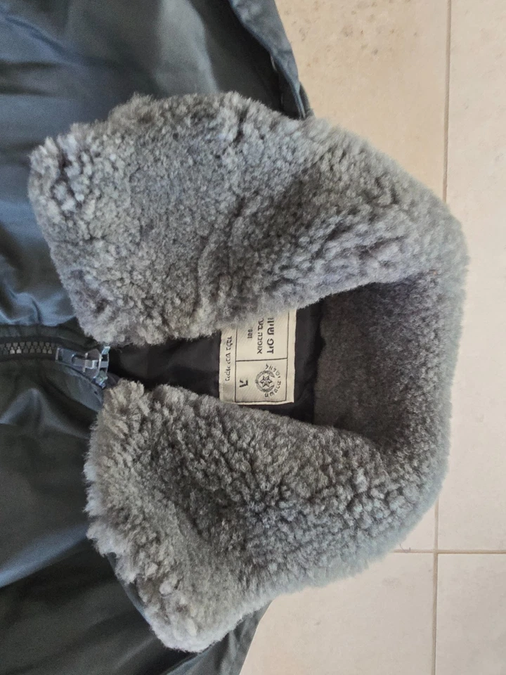 Chaqueta de bombardero de la policía israelí grande (2001) - Uniforme original obsoleto Foto 4 de 4