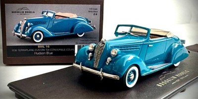 1936 Terraplane Series 62 Custom 6 Convertible Coupe by Hudson - a