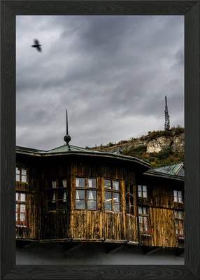 Dark Mood Sad Rain Cloudy Framed Wall Art Poster Canvas Print Picture