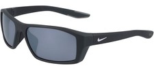 New Nike CT8228 060 Matte Anthracite Brazen Shadow Sunglass, Silver Mirror Lens