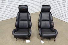 1989-1993 Chevrolet Corvette C4 Power Black Leather Seats Set See Notes 1989-1993 Chevrolet Corvette C4 Power Black Leather Seats Set See Notes