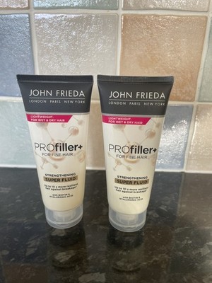 2 x John Frieda PROfiller+ Strengthening Super Fluid für feines Haar 100ml Neu 