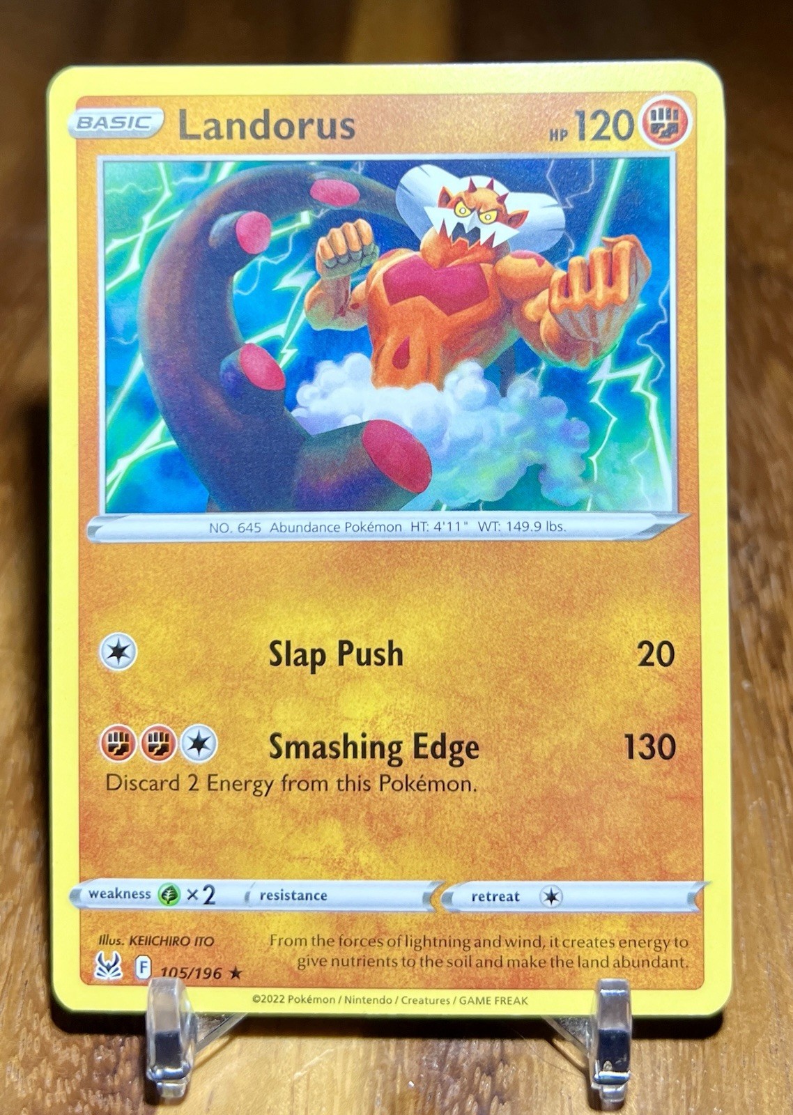 Landorus 105/196 Rare Lost Origin Pokemon Near Mint