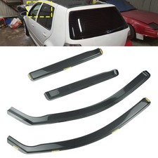 4-Tlg transparente Wind-Regenabweiser Windabweiser für VW Golf IV MK4 5-Tür