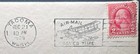 1929 Tacoma WA Air Mail Cover Spokane Washington 2c Washington Stamp Flag Cancel — photo 3
