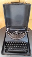Antique 1930s Remington Remette Vintage Typewriter with Case - CR247981 thumbnail