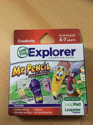 NEW SEALED LEAP FROG LEAP PAD LEAPSTER EXPLORER MR PENCIL SAVES DOODLEBURG