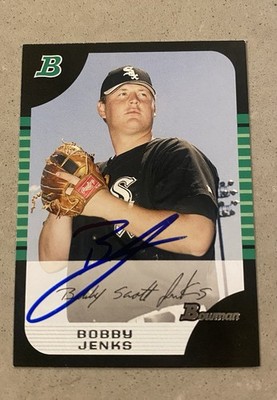 Bobby Jenks Signed 2005 Bowman Draft #BDP160 White Sox Auto 2005 WS Champions
