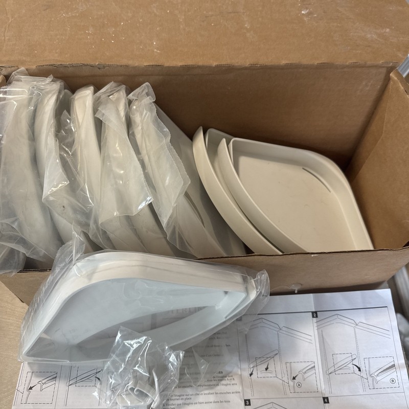 Sterling 8 Pc ACc Kit Shower Shelves