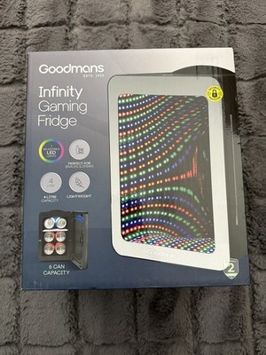 Goodmans Infinity Gaming Kühlschrank 389977 fasst 6 Standard Dosen Fizzy