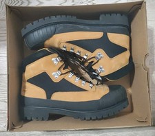 New Timberland Mens Heritage Rubber Toe Waterproof Hiking Boots US 12 Beige