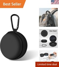 Waterproof Earbud Case  Cord Organizer - Travel Essentials Pouch, Black