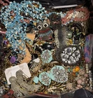 Huge 19 Pound Vintage to Now Costume Jewelry Good Use Wear Sell Craft Lot# GB28