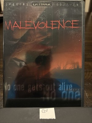 Malevolence (DVD, 2005) Horror. Like New, See My Store For More G1