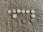 Lot Of 9 Mercury 1 Canadian Silver Dimes 10c  10 total