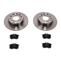 Bremsscheiben BelÄGe Hinten Satz FÜR VW Caddy Golf 5 6 Seat Leon Octavia Vaico