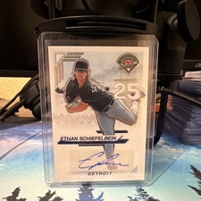 Panini 2025 Prospect Edition Ethan Schiefelbein Rookie Prizm Auto #151 Tigers