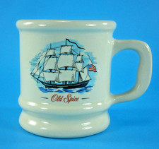 Old Spice Vintage Shaving Soap Mug Ship Grand Turk