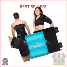 Universal Large Flexible Gel Ice Pack & Wrap - Cold Therapy for Your HIPS, Shoul