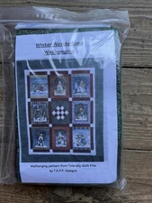 Winter Wonderland Wallhanging Tote-ally Quilt Kit Snowman Christmas 49” X  45.5”